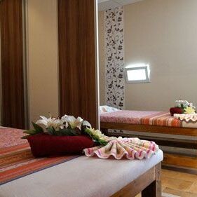 Massage zu zweit? In unserer Doppelkabine kein Problem!